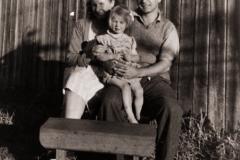 Mum, Dad and me in Ireland